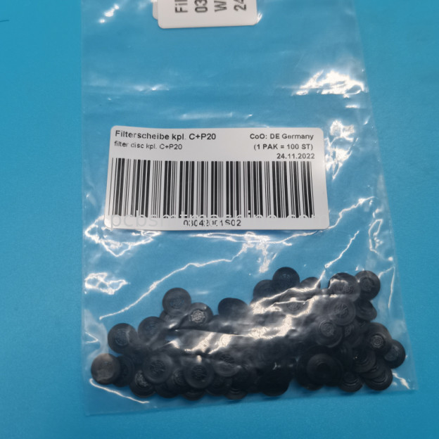 3042001 Cp20p Filter Disk Smt Ersatzteile 100 Stück/Packung