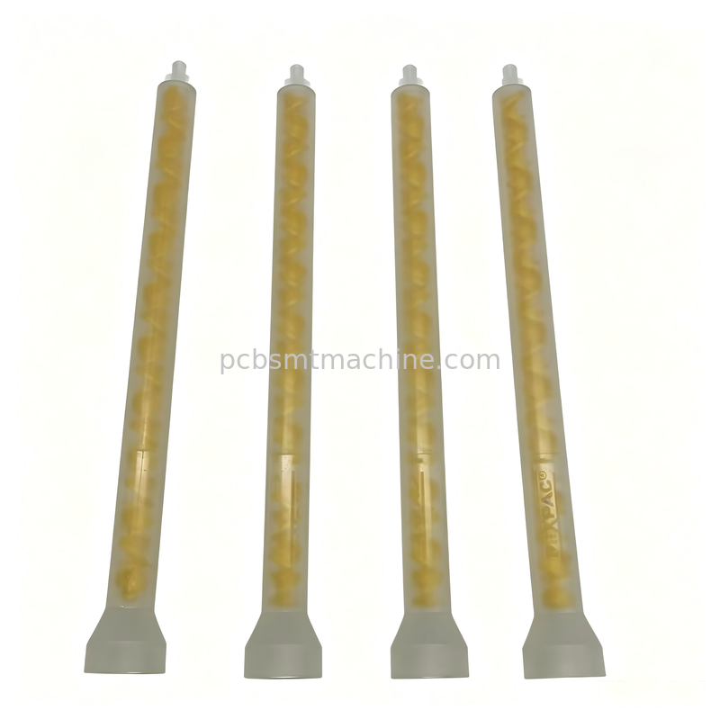 MIXPAC MS08-19-R 19-Element-Gelber POM-Statischer Mischer für SMT-PCB-Disponierer mit 1500 PSI-Druck