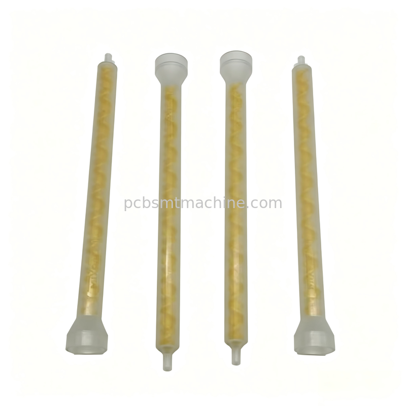 MIXPAC MS08-19-R 19-Element-Gelber POM-Statischer Mischer für SMT-PCB-Disponierer mit 1500 PSI-Druck