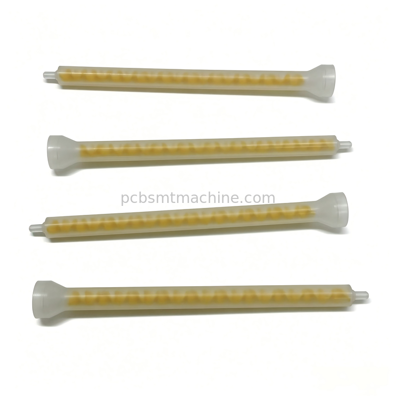 MIXPAC MS08-19-R 19-Element-Gelber POM-Statischer Mischer für SMT-PCB-Disponierer mit 1500 PSI-Druck