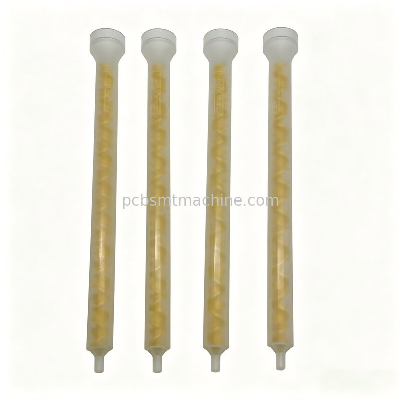 MIXPAC MS08-19-R 19-Element-Gelber POM-Statischer Mischer für SMT-PCB-Disponierer mit 1500 PSI-Druck