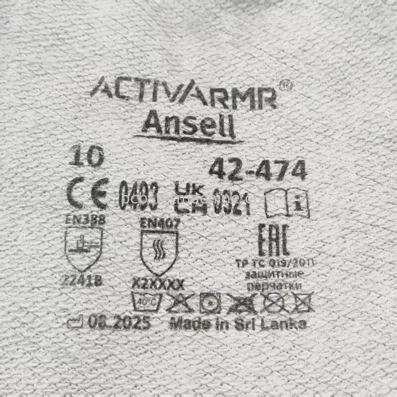 Original ERSA Service Gloves Size L for Hot Area Maintenance and Solder Bath