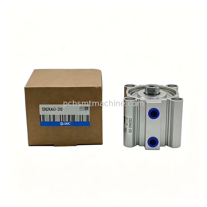 SMC CDQ2KA63-20D Compact Cylinder with 63 mm Bore Size 20 mm Stroke and Non-Rotating Rod for Panasonic NPM SMT Equipment