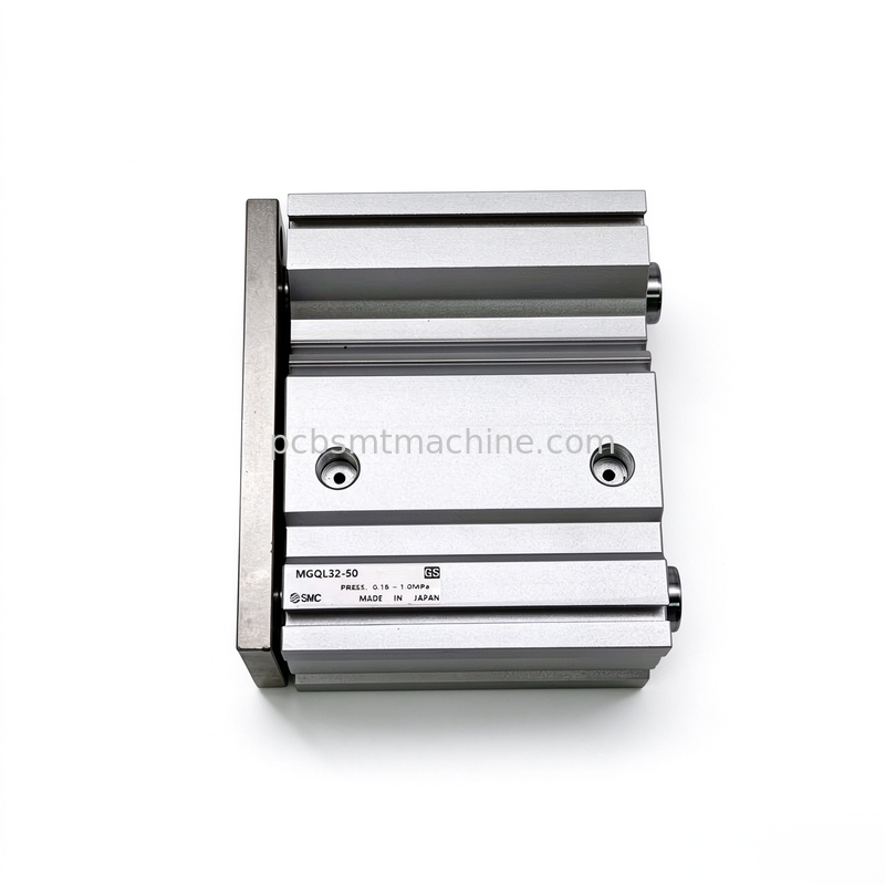 SMC MGQL32-50 Compact Guide Cylinder with 32mm Bore 50mm Stroke Double Acting for Conveyor Stopper