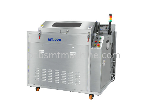 Ultraschall-Reinigungs-Maschine PWB-SUS304 für SMT-Lötpaste, die Gummiwalze MT-220 druckt
