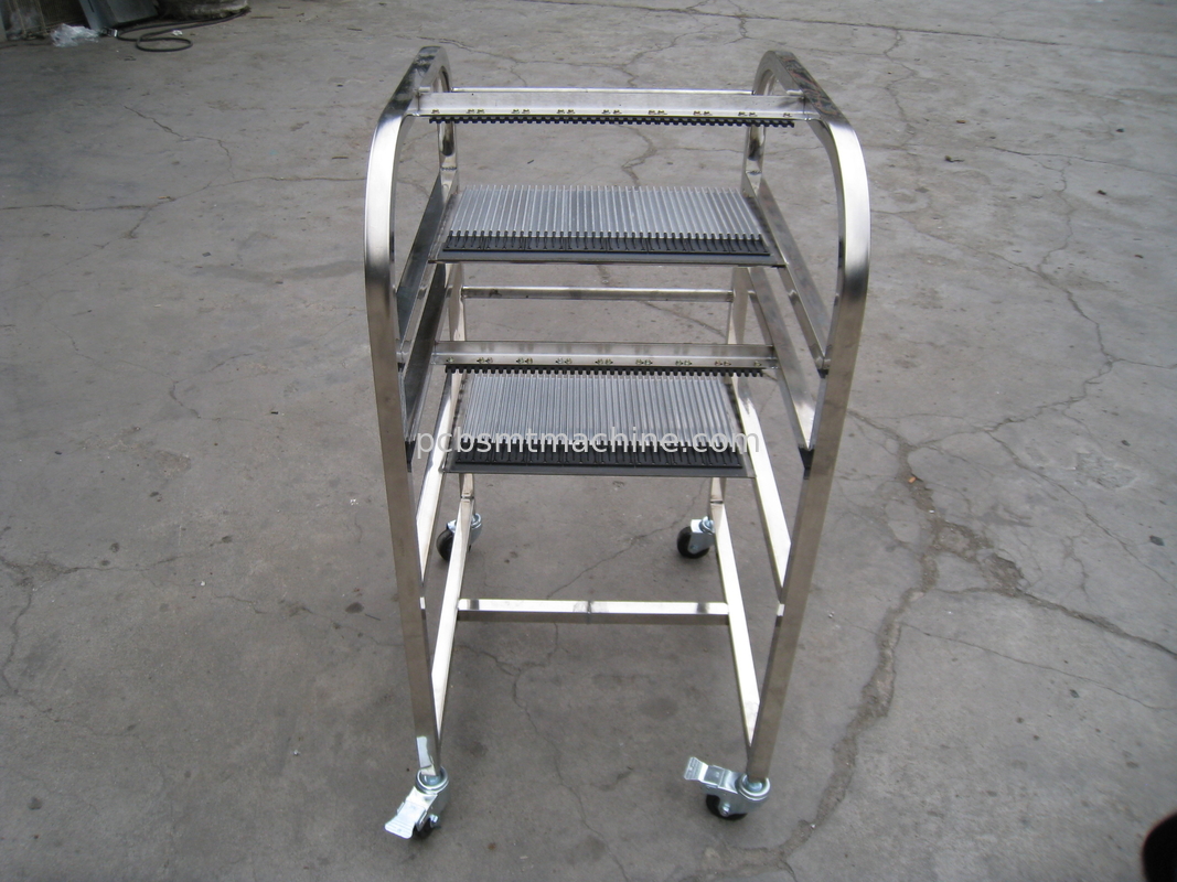 Dauerhafter REIHE L600*W700*H1180MM-Edelstahl-Siemens X Zufuhr-Wagen entworfen mit 2 Schichten und 40 Schlitzen