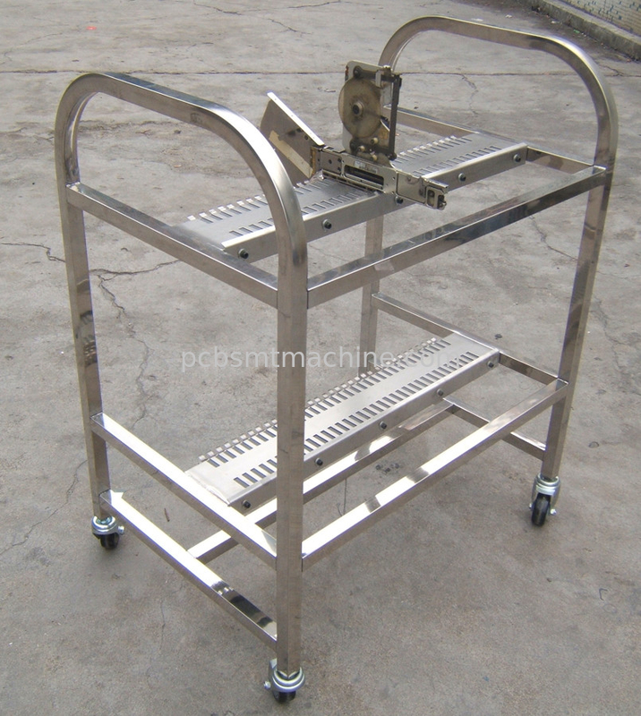 Hochwertiges dauerhaftes L880*W600*H1000MM-Aluminiummaterial mit 2 Schichten mit 40 Schlitzen jeder Zufuhr-Wagen FUJIS NXT
