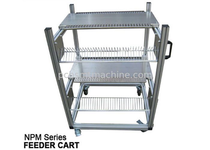 Dauerhafter Aluminiumrahmen PANASONIC CM402, CM602- und NPM-Zufuhr-Wagen, 2 Schichten und 30 Zufuhrschlitze in jeder Schicht